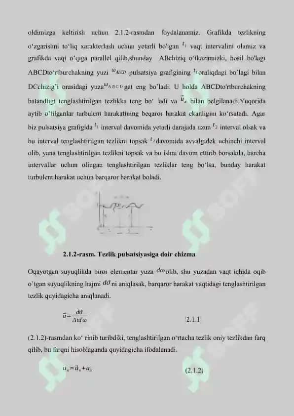 Suyuqlikning turbulent harakati 5