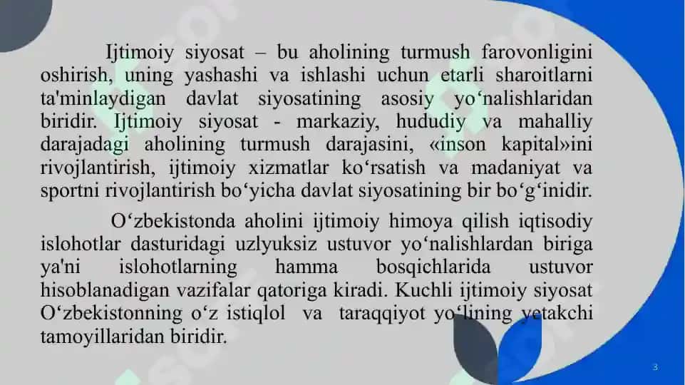Davlat byudjetining ijtimoiy himoya xarajatlari 3
