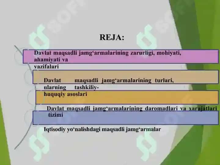 Iqtisodiy yo‘nalishdagi maqsadli jamg‘armalar 2