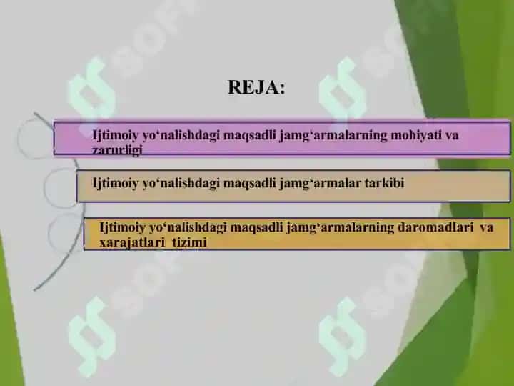 Ijtimoiy Yo‘nalishdagi Maqsadli Jamg'armalar 2