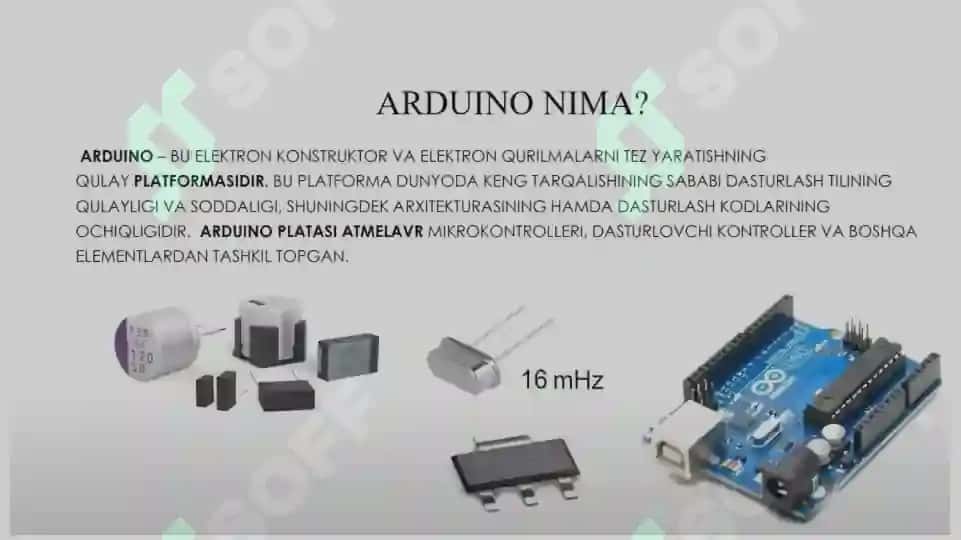 Arduino mikrokontrollerni tashkillashtirish 3
