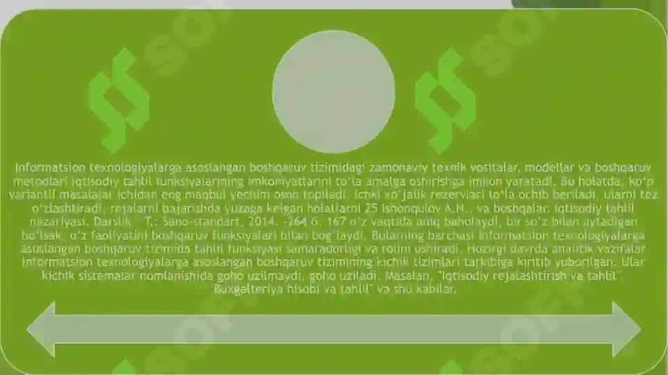 Iqtisodiy tahlilning roli va o'rni 6