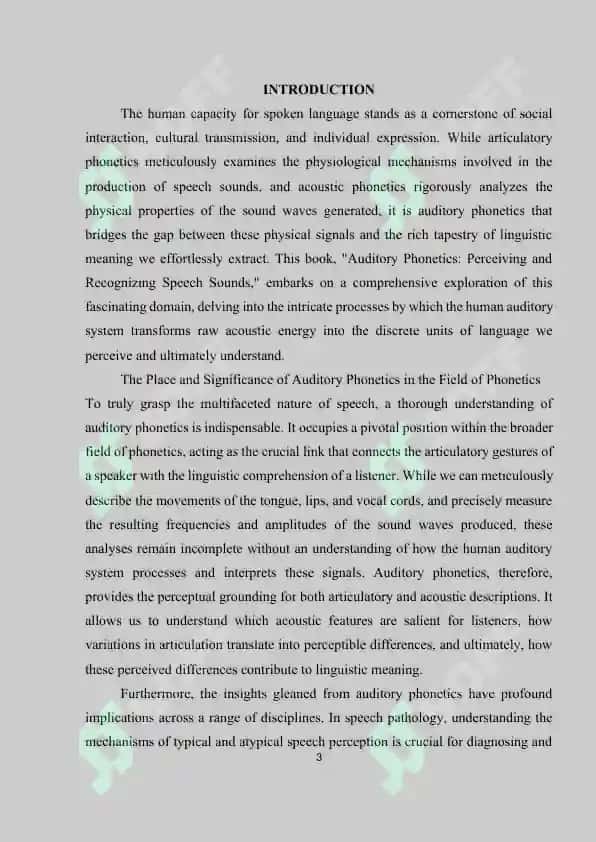 Perceiving and Recognizing Speech Sounds 3