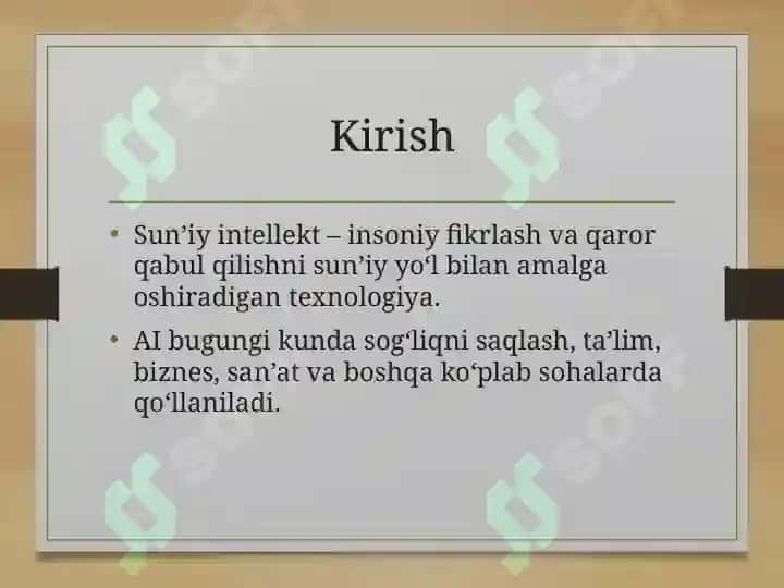 Hozirgi kunda mashhur sun’iy intellekt (AI) ilovalari 3