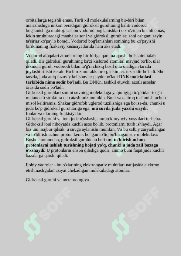 Gidroksil, karbonil va karboksil guruhli birikmalar. 6