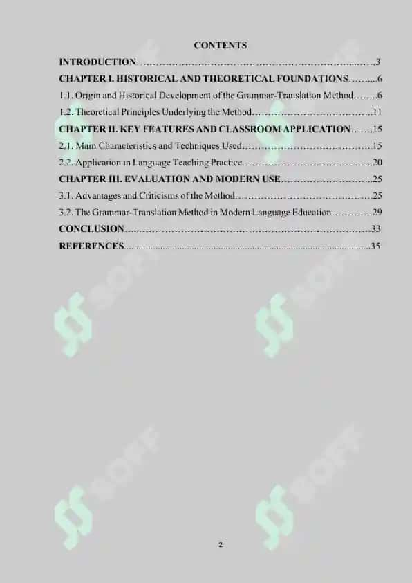 The Grammar-Translation Method 2