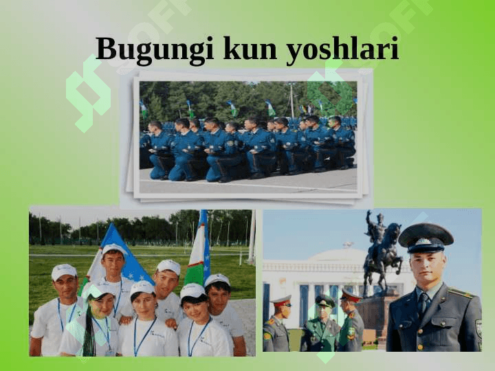 XXI asr yoshlari 2