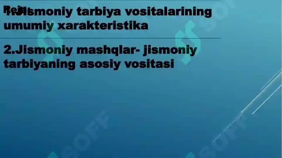 Jismoniy tarbiya vazifalari va vositalari 2