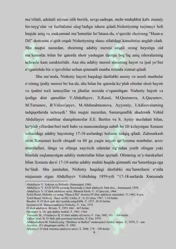 Husni Dil dostonining timsollar olami 8