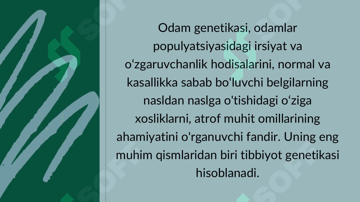 Odam genetikasi 2