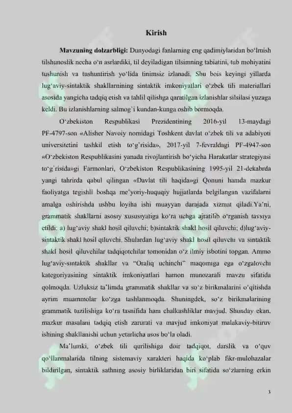 O‘zbek tilshunosligida umumiy va xususiy grammatik ma’no tavsifi 2
