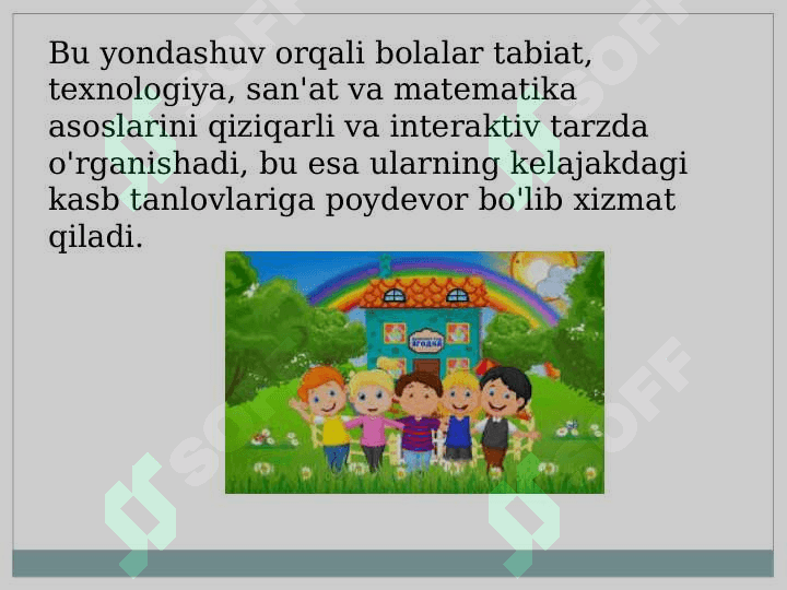 STEAM  ta'lim texnologiyasi yordamida maktabgacha yoshdagi bolalarni kasbga yo'naltirish 4