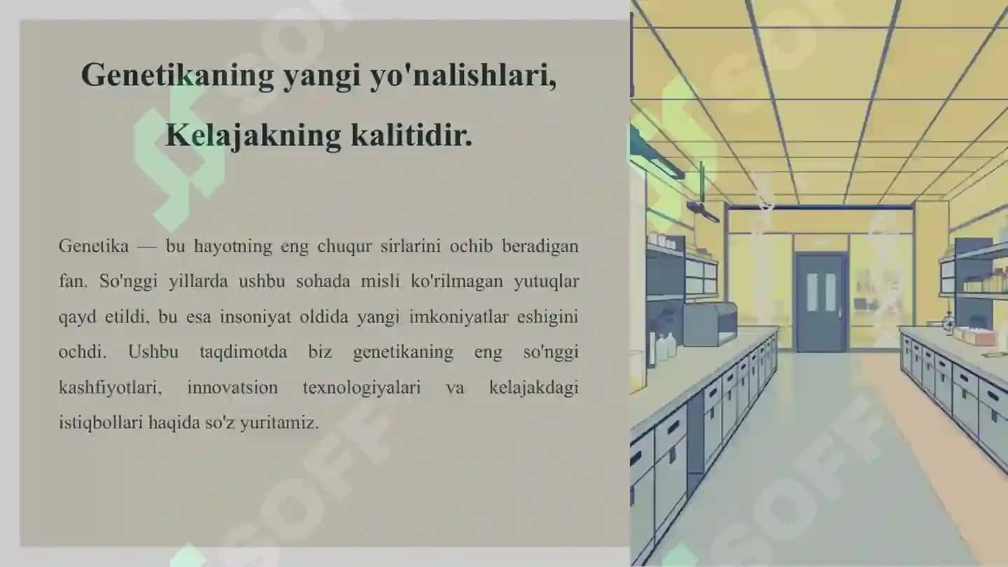 Genetikaning yangi yo'nalishlari 3