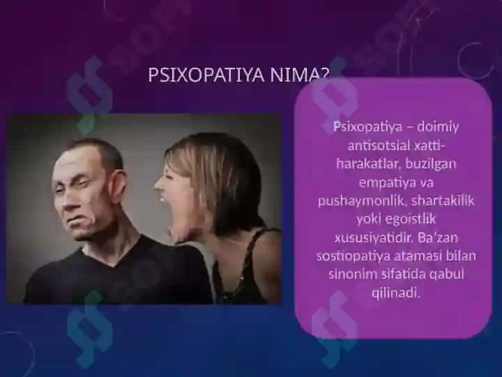 Psixopatiya nima 2
