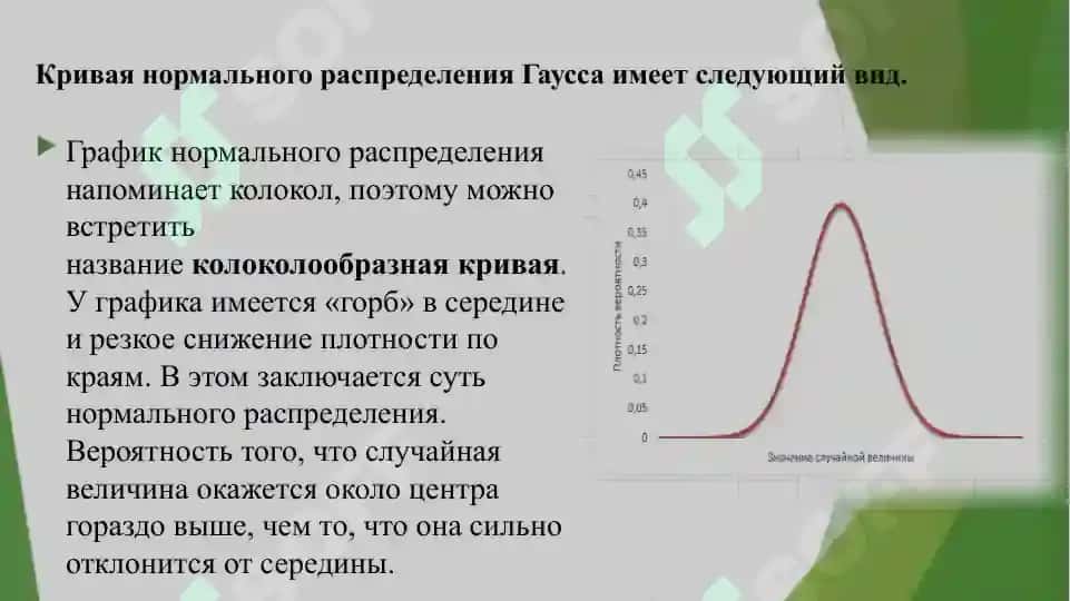Прикладные аспекты нормального распределения 4