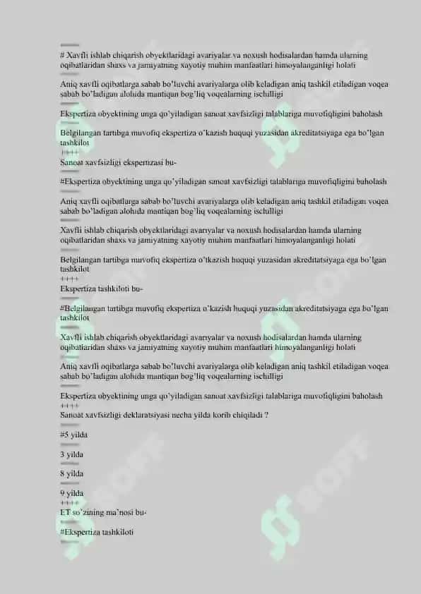 Sanoat xavfsizligi 3