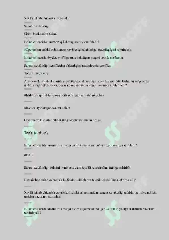 Sanoat xavfsizligi 4