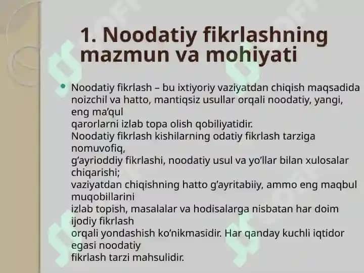 Noodatiy Fikrlash Asoslari 4