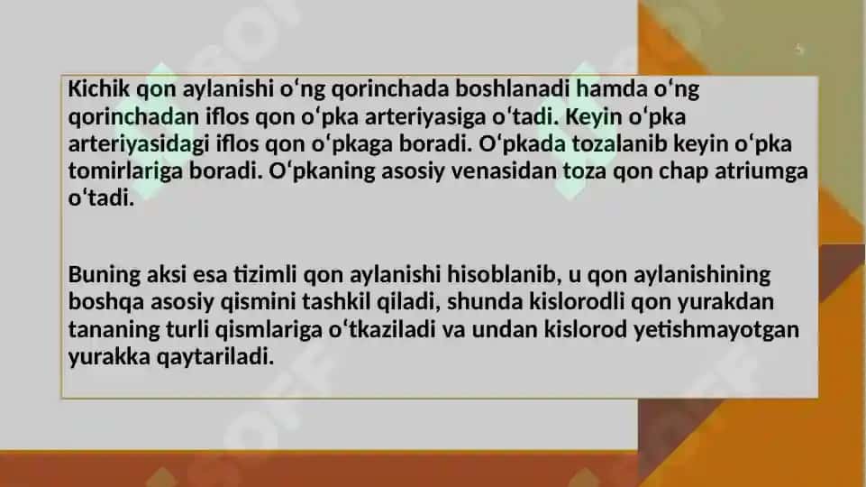 Koronar qon aylanishning xususiyatlari qsx va qmx aniqlash usullari 5
