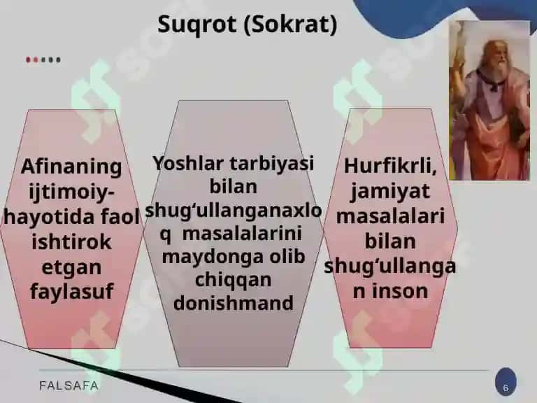 Falsafiy tafakkur taraqqiyoti bosqichlari. Gʻarb falsafasi 6