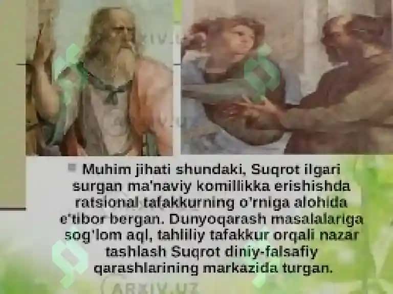 Falsafiy tafakkur taraqqiyoti bosqichlari. Gʻarb falsafasi 7