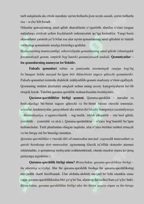 Rivojlanish falsafasi 7