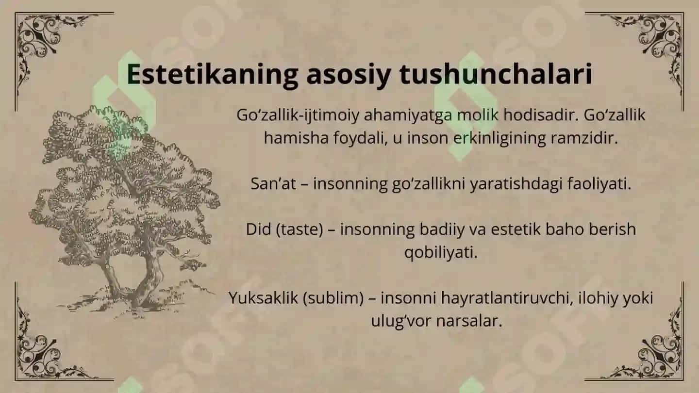 Estetika. Falsafada estetika 3