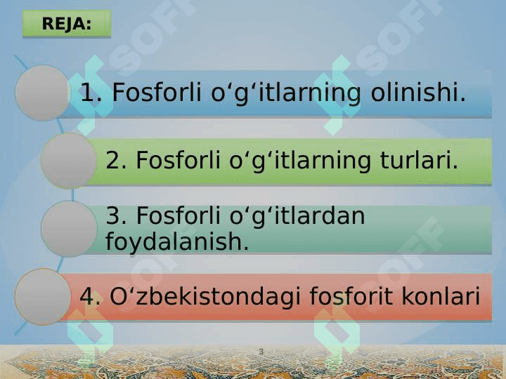 FOSFORLI OʻGʻITLAR 3