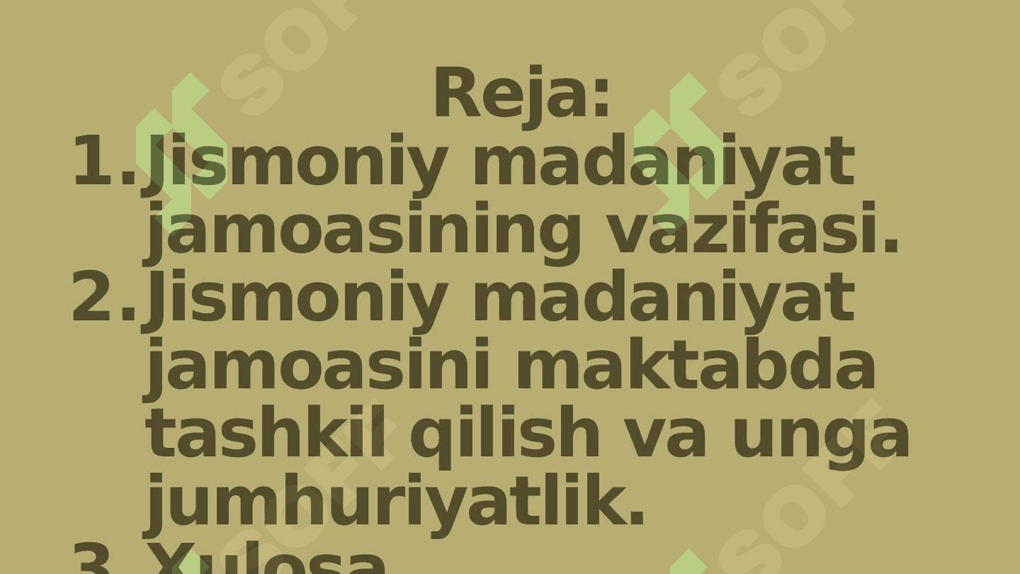 Jismoniy madaniyatning jamiyatdagi shakllari 2