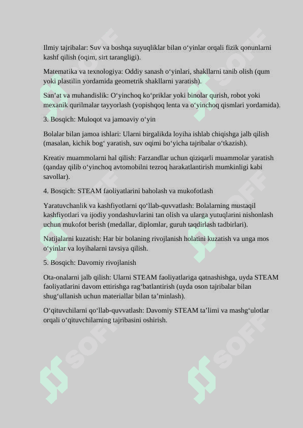 MTT da STEAM yondashuvli ta`limni tashkil qilish 2