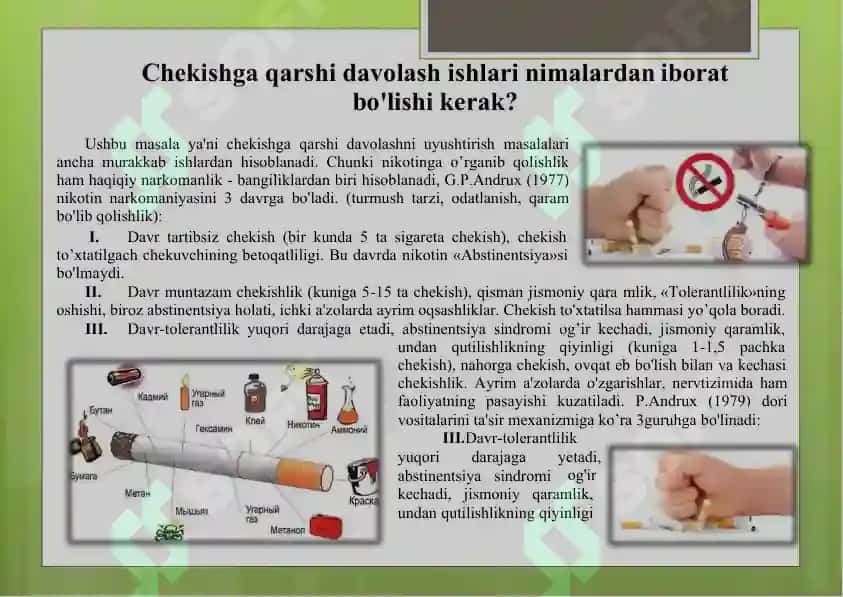 chekishning inson salomatligig taʼsiri 3