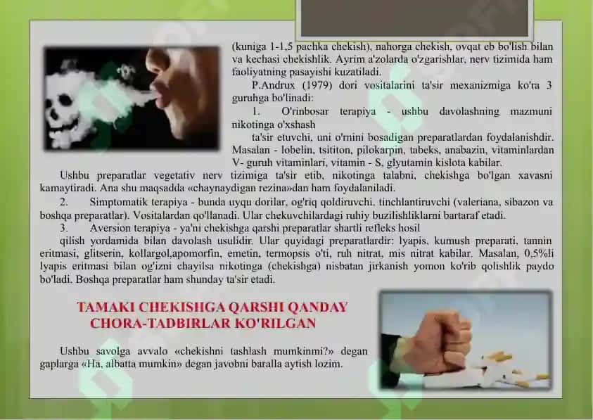 chekishning inson salomatligig taʼsiri 4