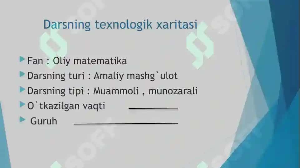 Yuqori tartibli differentsial tenglamalar 2