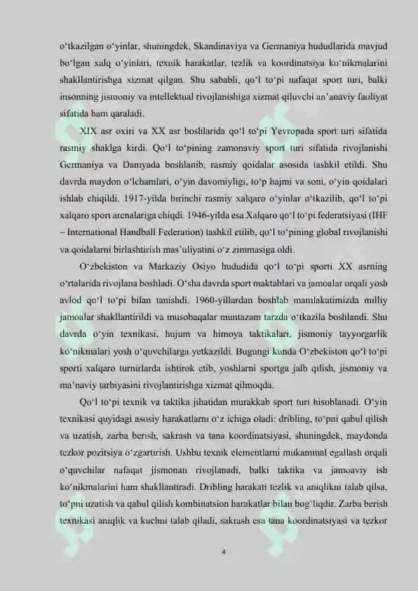 Qo’l to’pining rivojlanish tarix va  tasnifi 4