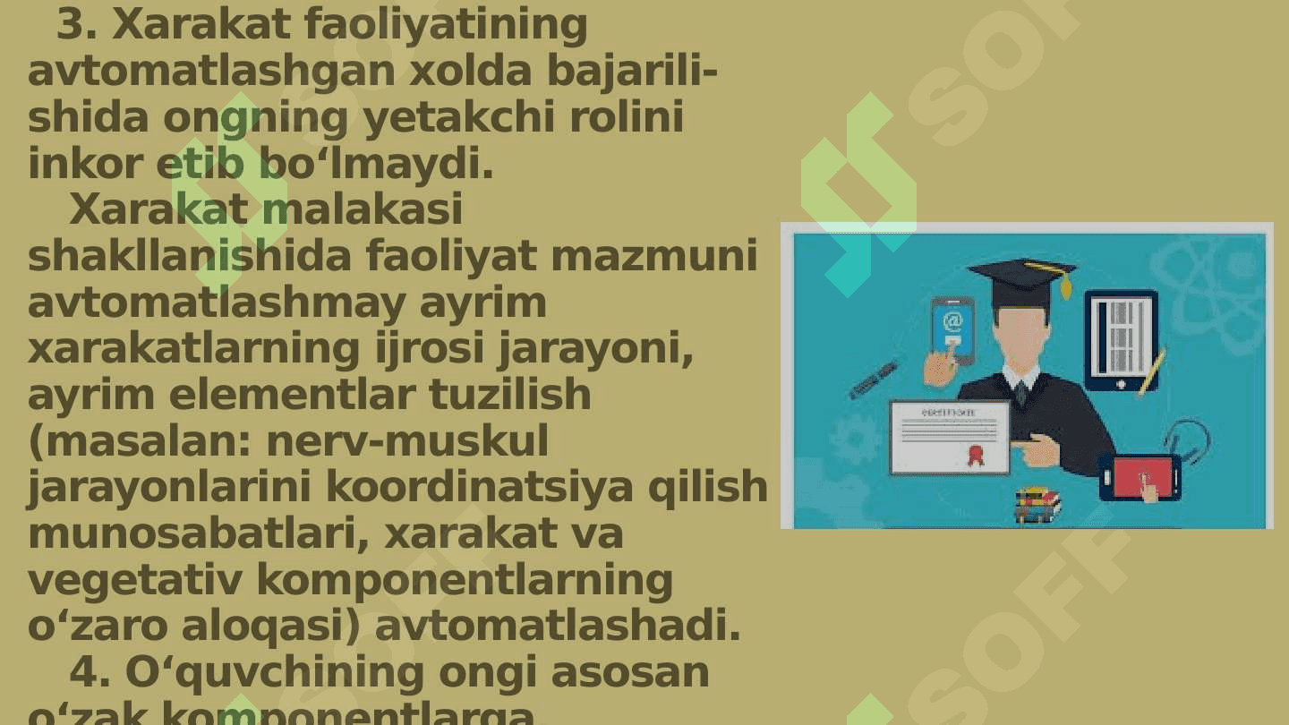 Malakaning xarakterli belgilari 3