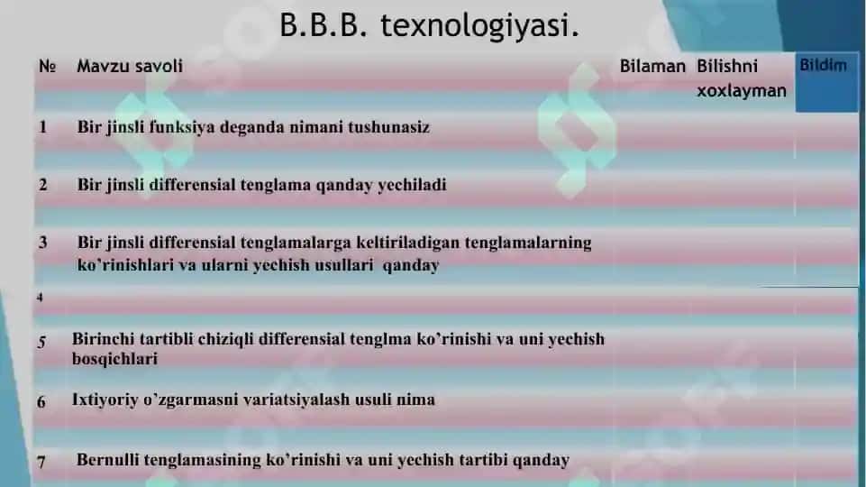 Sonli qatorlar yig'indisi 4