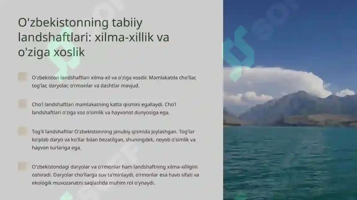 O'zbekistonda landshaftni rivojlantirish muammolari 3