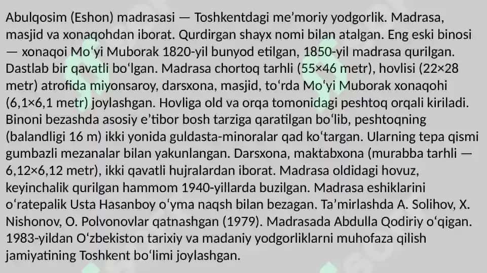 Abulqosim madrasasi 2
