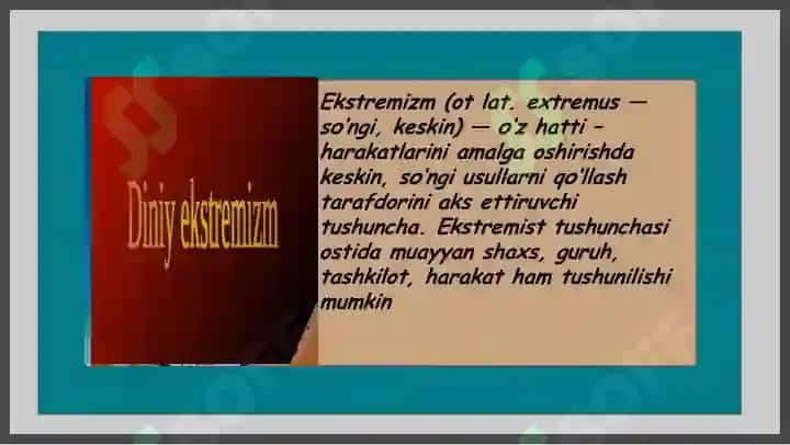 Ekstremizm, Terrorizm va Fanatizm Tushunchalari 3