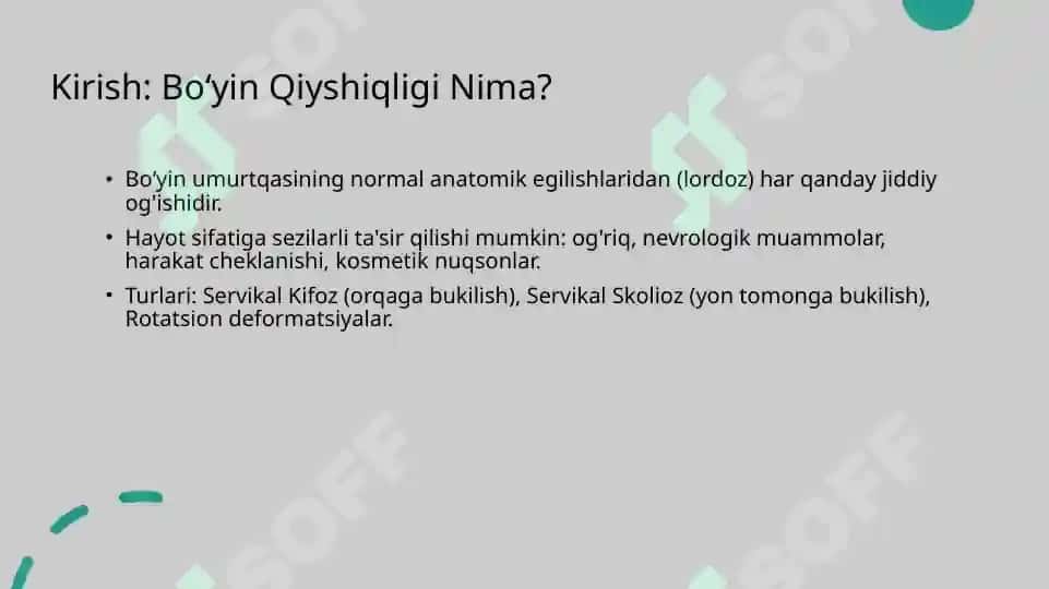 Bo‘yin qiyshiqligida bajariladigan operatsiyalar 2