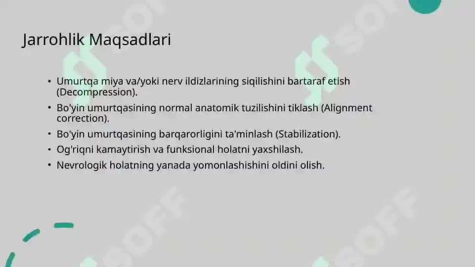 Bo‘yin qiyshiqligida bajariladigan operatsiyalar 6