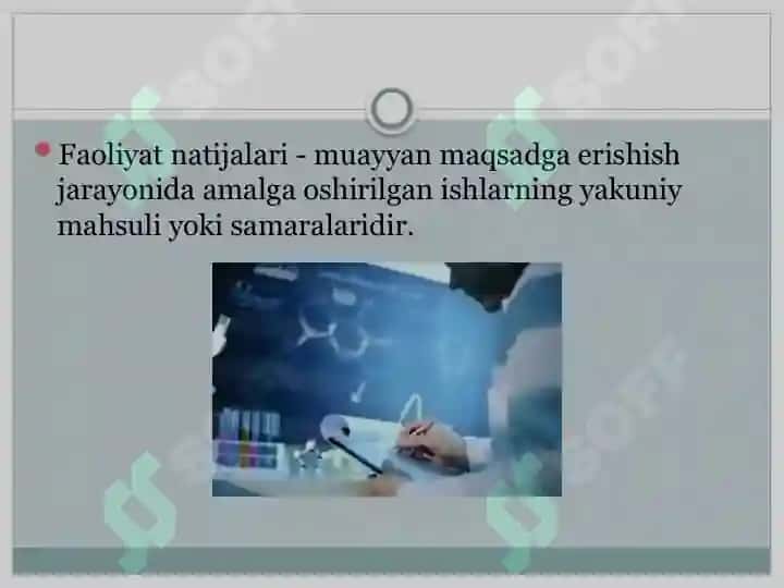 Faoliyat natijalarini taqdim qilish 3