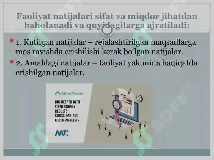 Faoliyat natijalarini taqdim qilish 4