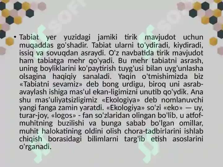Inson va uning biosferadagi o'rni 2