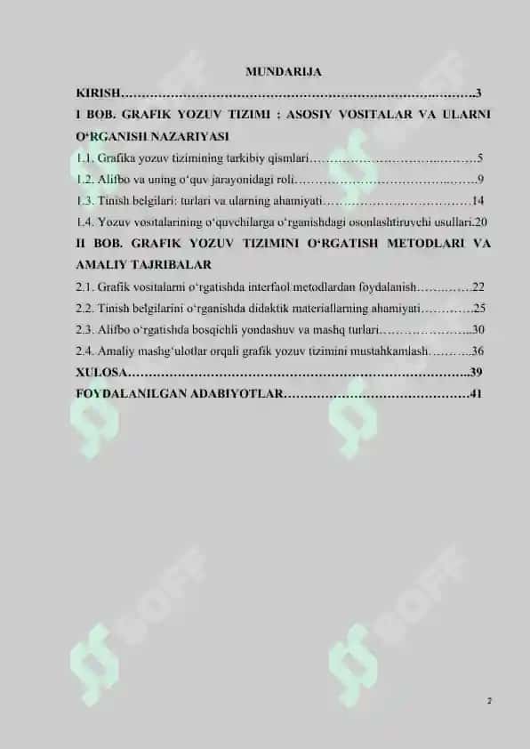 Grafika yozuv tizimining barcha vositalarini o‘rganish usullari 2