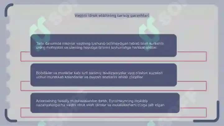 Vaqtni idrok qilish 4