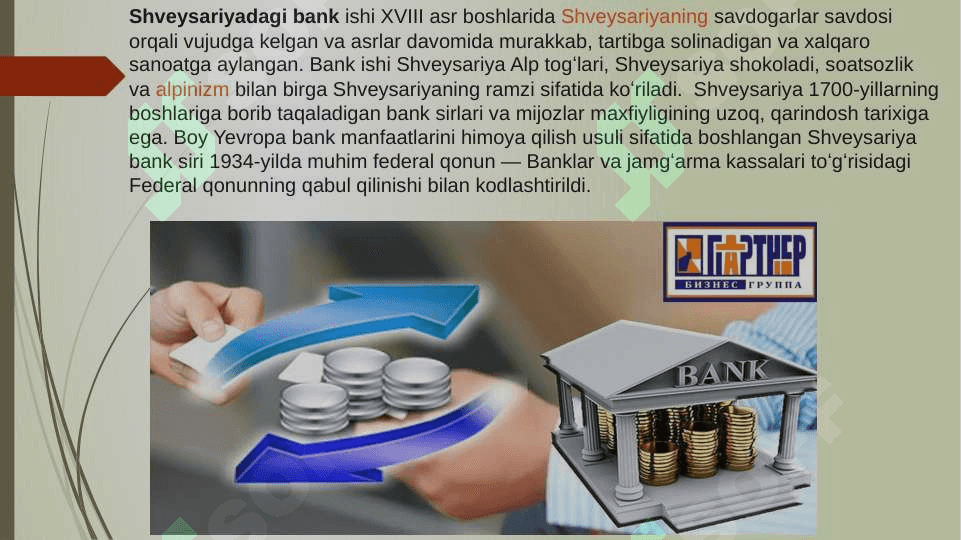 Banklarning kelib chiqishi va bank tizimi. 2