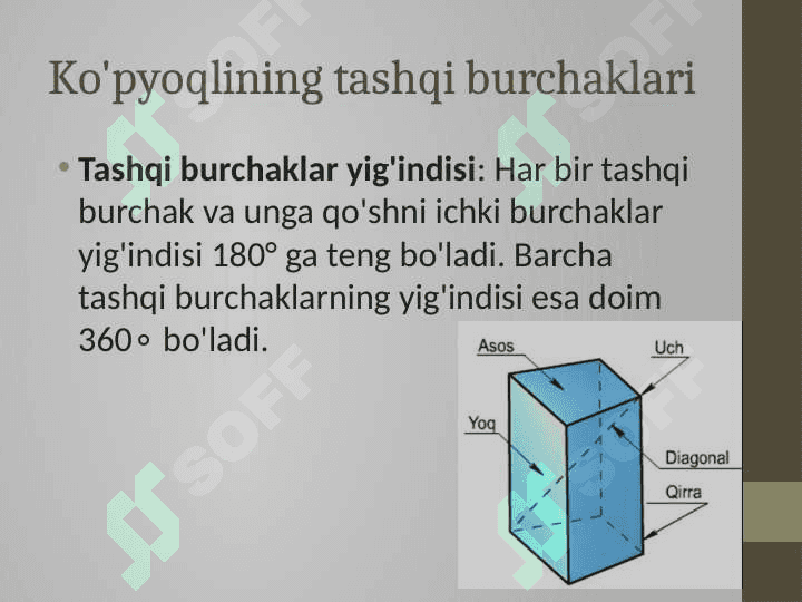 Ko'pyoqlilar, ularning turli kesimlarini tasvirlashga oid masalalar yechish 4