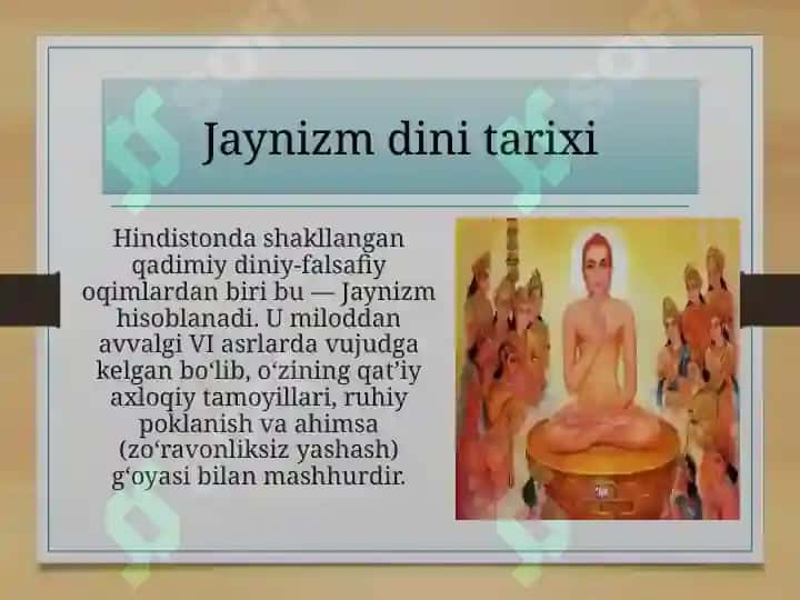 Jaynizm dini tarixi 2