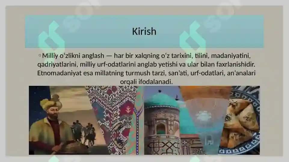 Milliy o‘zlikni anglash jarayonida etnomadaniyatning o‘rni. 3